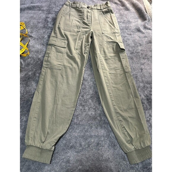 SO® Good For Life Kohl's olive green cargo jogger pants, size 5 / S - Picture 1 of 12